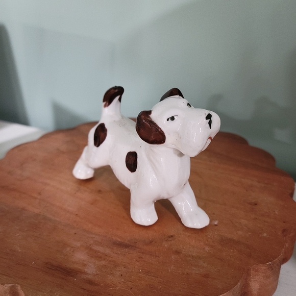 Source Unknown Other - Vintage Handpainted Ceramic Boston Terrier Figure 3"